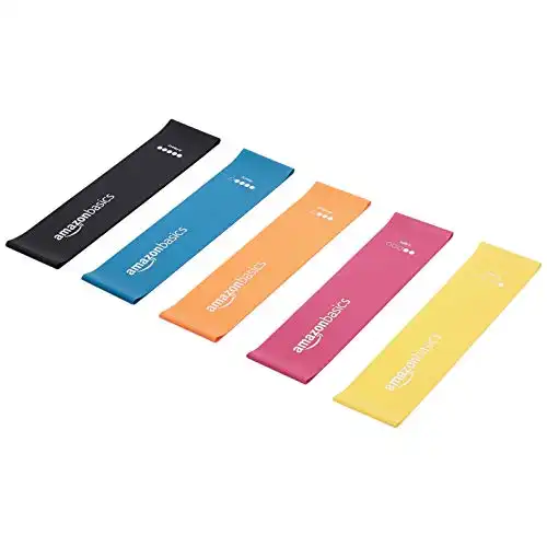 Amazon Basics Resistance Bands, Set of 5