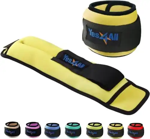 Yes4All Wrist & Ankle Weights Pair 1lb -10lbs