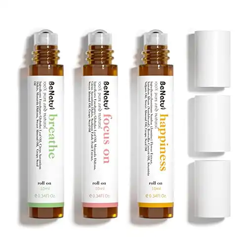 Benatu Essential Oil Blends Set (Breathe, Focus on, Happiness)